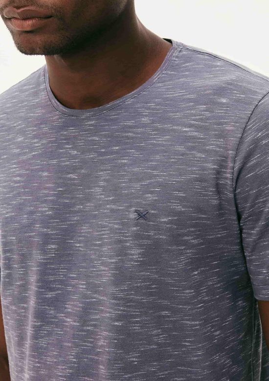 Foto do produto: Camiseta Básica Masculina Em Malha Jet - Azul