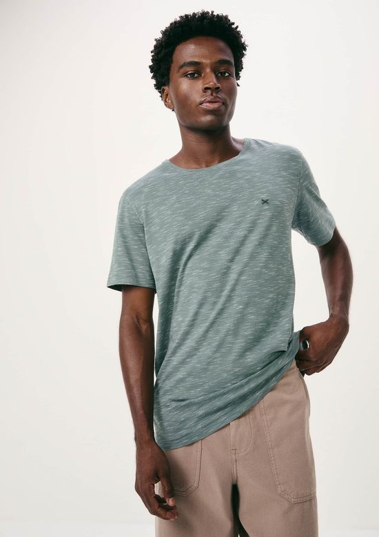 Foto do produto: Camiseta Básica Masculina Em Malha Jet - Verde