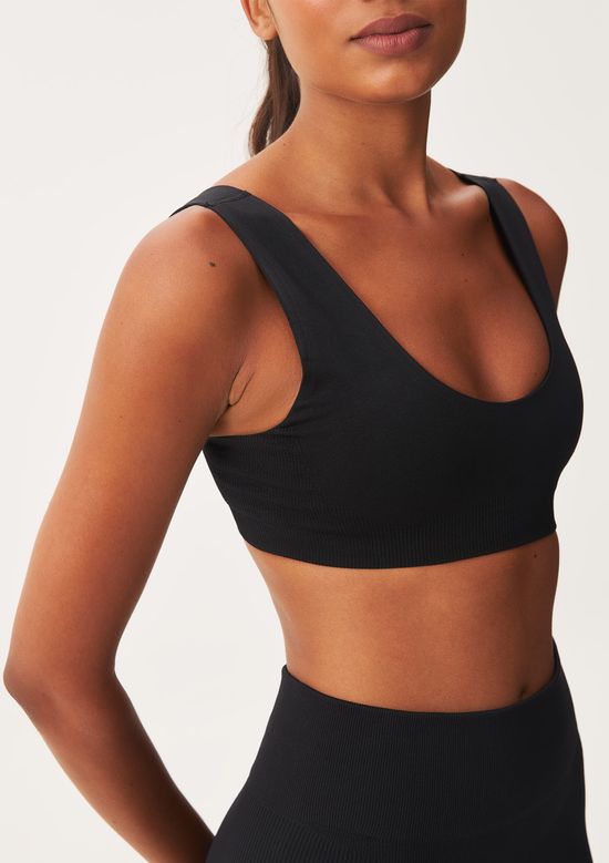 Foto do produto: Top Esportivo Sem Costura - Preto
