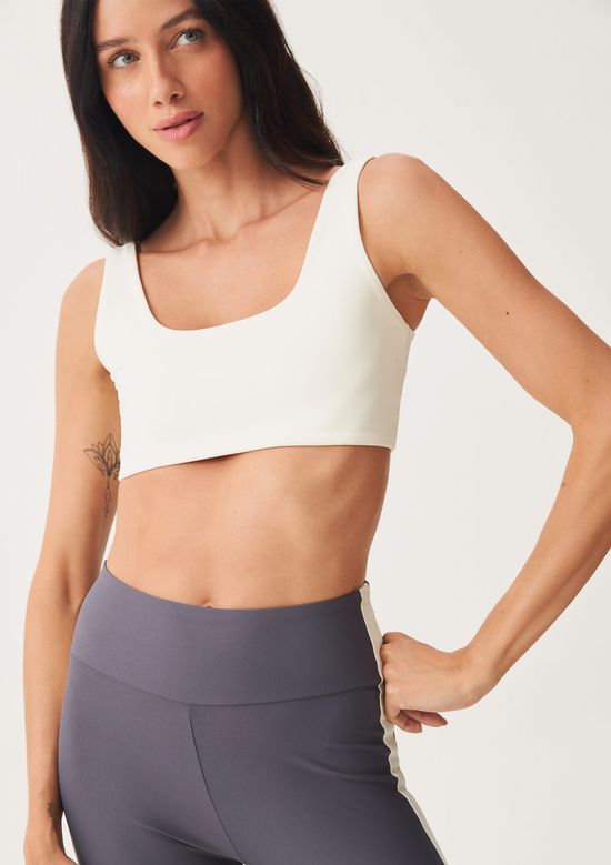 Foto do produto: Top Esportivo Com Fio LYCRA® - Off white