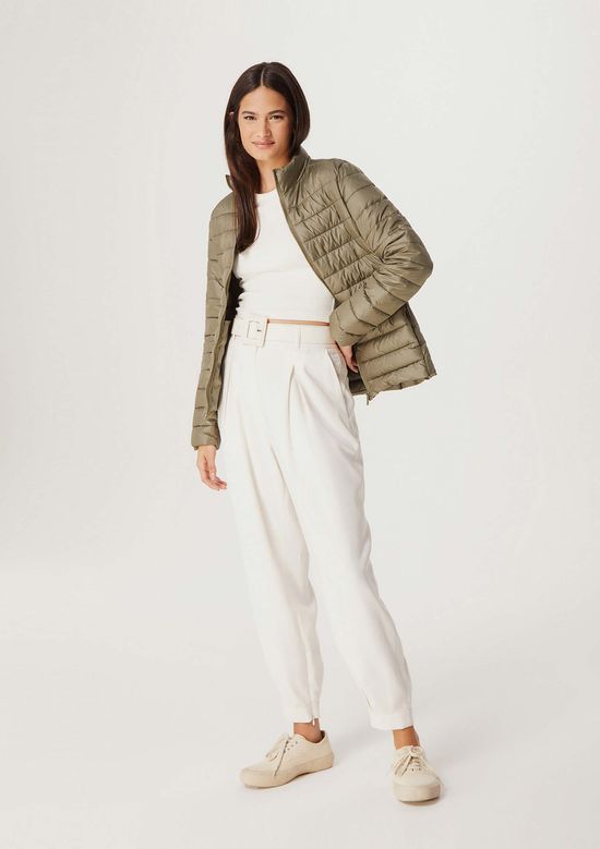 Foto do produto: Jaqueta Básica Feminina Puffer Com Forro  - Verde