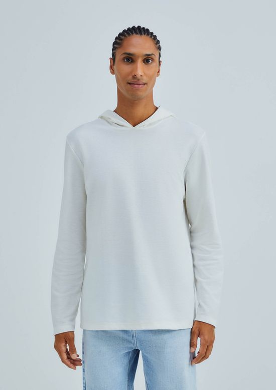 Foto do produto: Camiseta Masculina Em Algodão Peruano - Off white