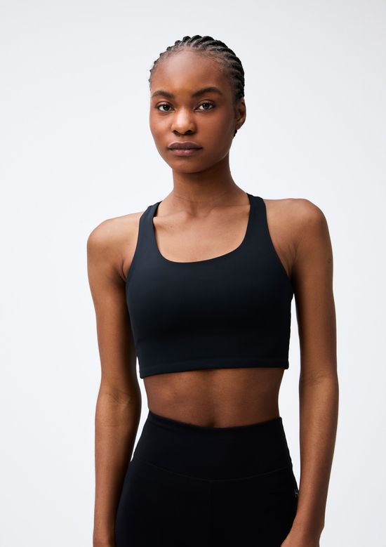 Foto do produto: Top Esportivo Feminino Hero Com Fio LYCRA® - Preto