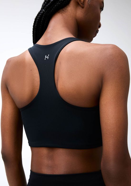 Foto do produto: Top Esportivo Feminino Hero Com Fio LYCRA® - Preto