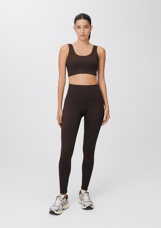 Foto do produto: Calça Legging Esportiva Feminina Sem Costura - Marrom