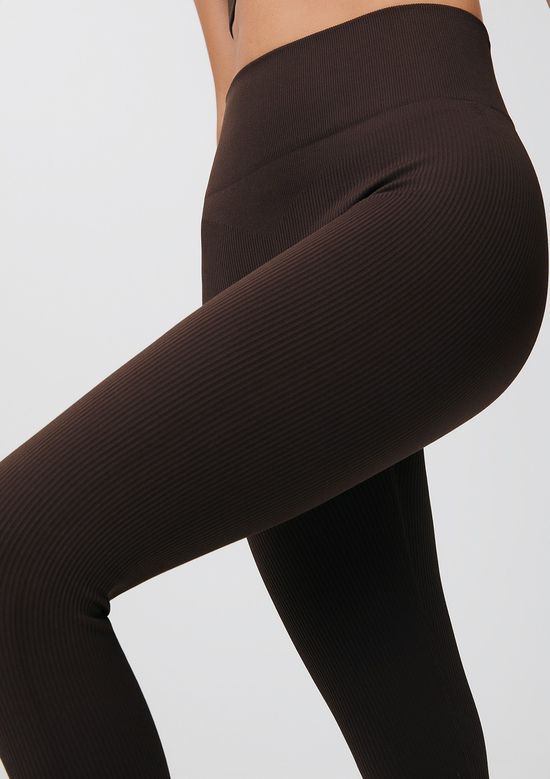 Foto do produto: Calça Legging Esportiva Feminina Sem Costura - Marrom