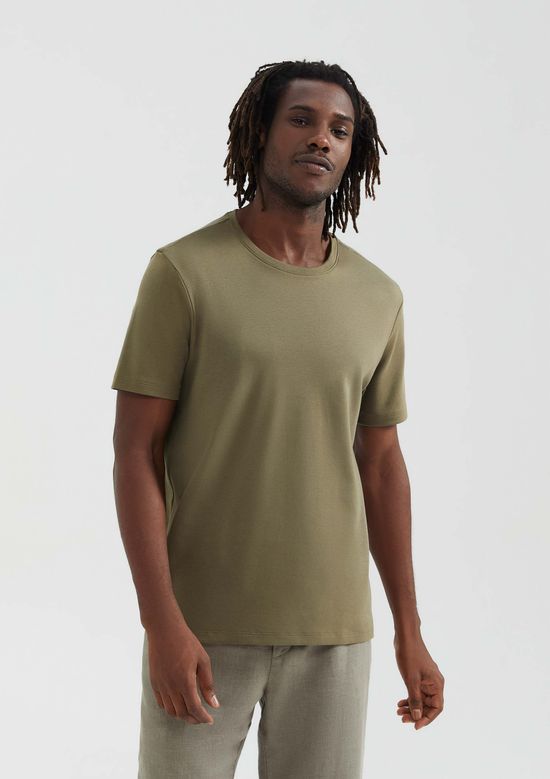 Foto do produto: Camiseta Masculina Manga Curta Super Cotton Pima - Verde