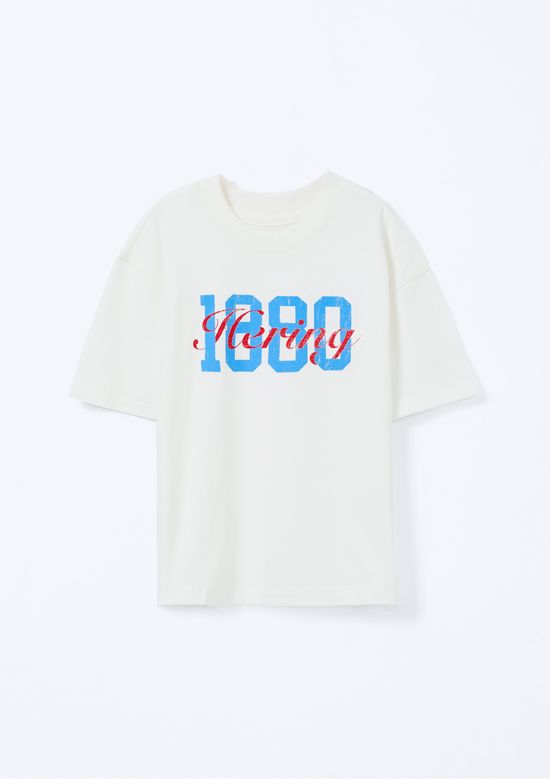 Foto do produto: Camiseta Infantil Menino Estampada Oversized - Off white
