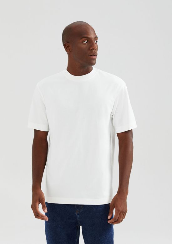 Foto do produto: Camiseta Ginga Modelagem Relaxed Malha Super Cotton - Off white