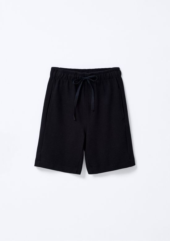 Foto do produto: Bermuda Infantil Menino Em Interlock - Preto