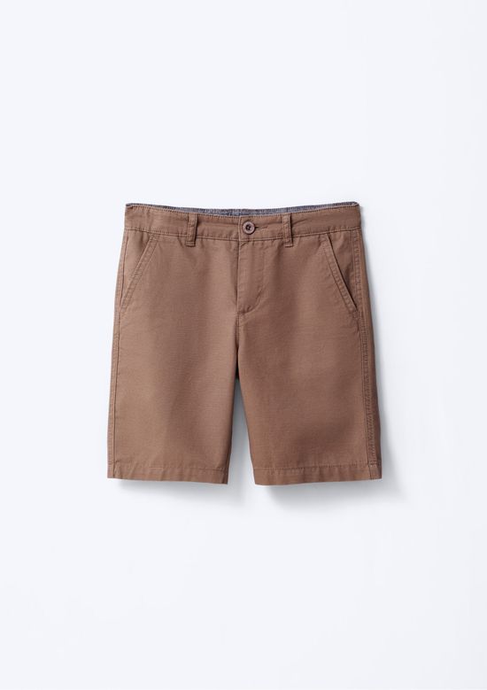 Foto do produto: Bermuda Básica Infantil Menino Chino - Marrom