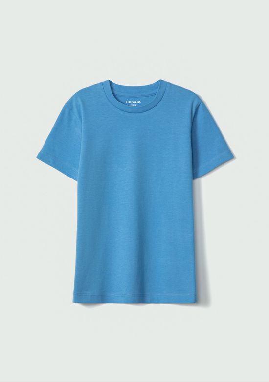 Foto do produto: Camiseta Básica Infantil Menino Manga Curta Slim  - Azul