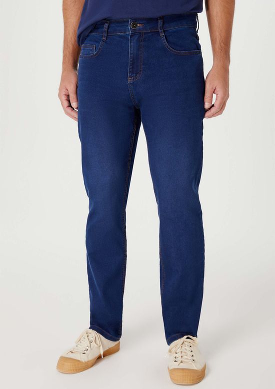 Foto do produto: Calça Jeans Masculina Reta Soft Touch - Azul