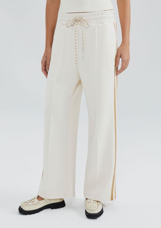 Foto do produto: Calça Feminina 1990 Cintura Alta Com Faixa - Off white