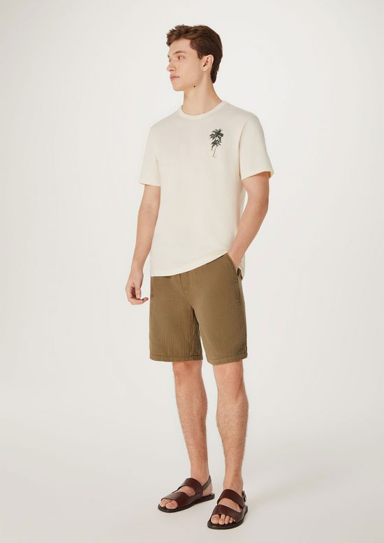 Foto do produto: Bermuda Masculina Reta Texturizada - Verde