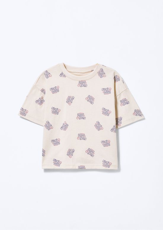 Foto do produto: Pijama Infantil Menina Box Estampado - Off white