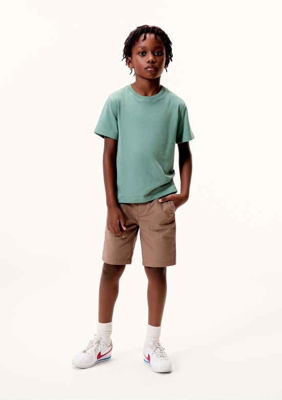 Foto do produto: Bermuda Básica Infantil Menino Chino - Marrom