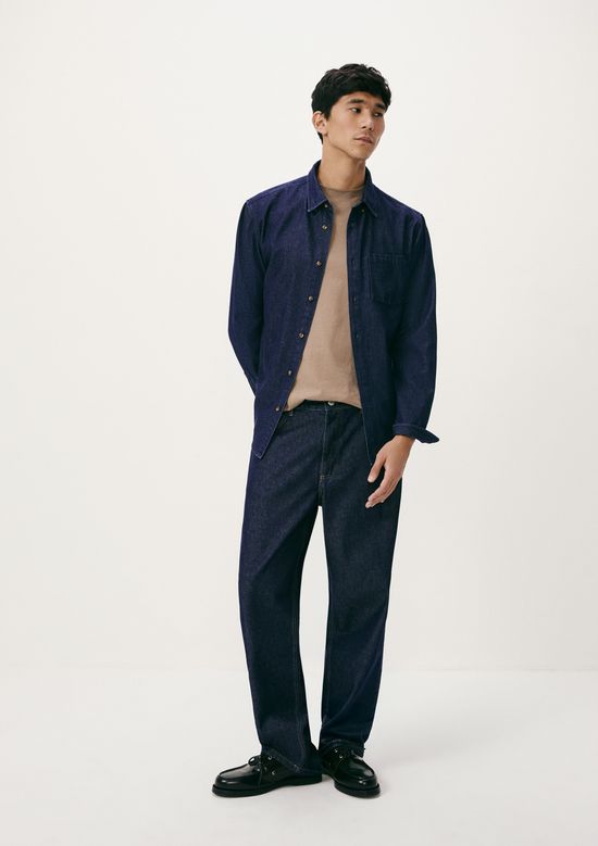 Foto do produto: Camisa Masculina Raw Denim - Azul