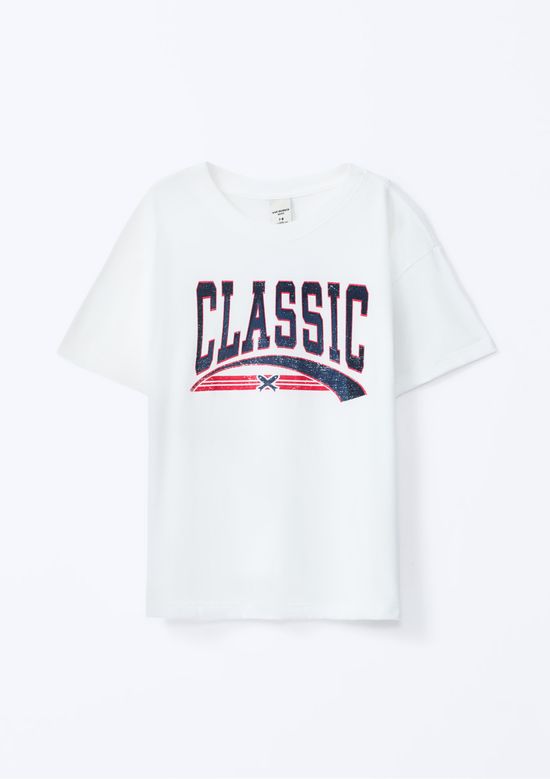 Foto do produto: Camiseta Infantil Unissex Estampada - Off white