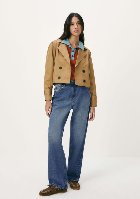Foto do produto: Calça Jeans Feminina Cintura Média - Azul