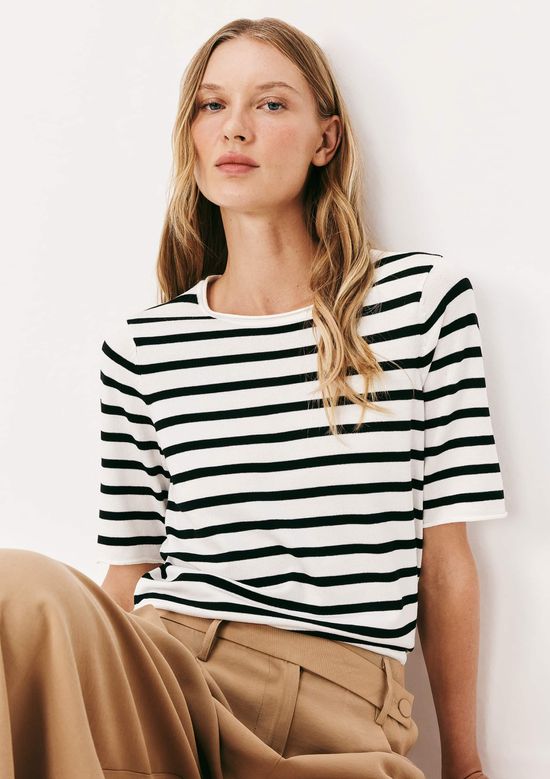 Foto do produto: Blusa Feminina Em Tricô Fio Tinto - Branco