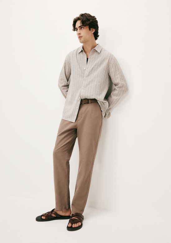 Foto do produto: Calça Masculina Reta Chino - Marrom