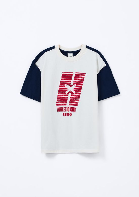 Foto do produto: Camiseta Infantil Menino Oversized Estampada - Off white