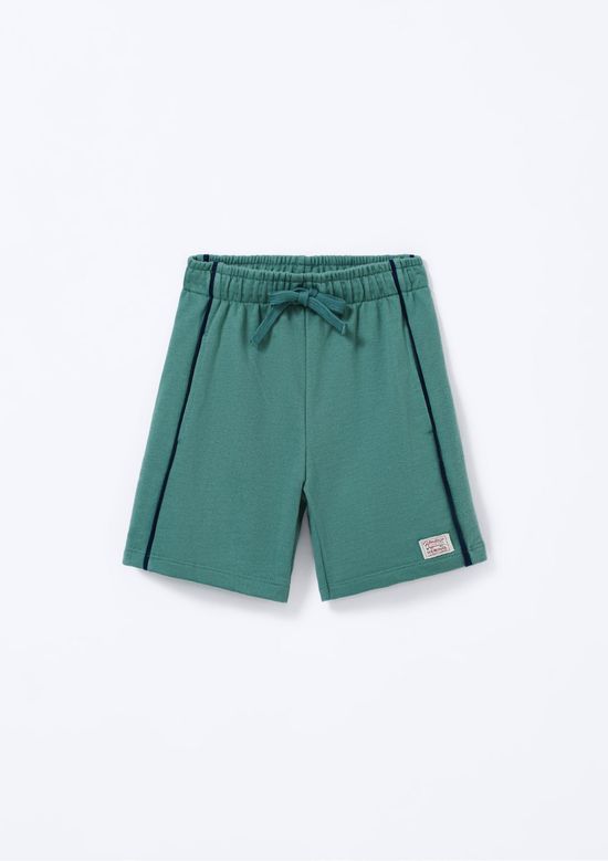 Foto do produto: Bermuda 1880 Infantil Menino Com Patch - Verde