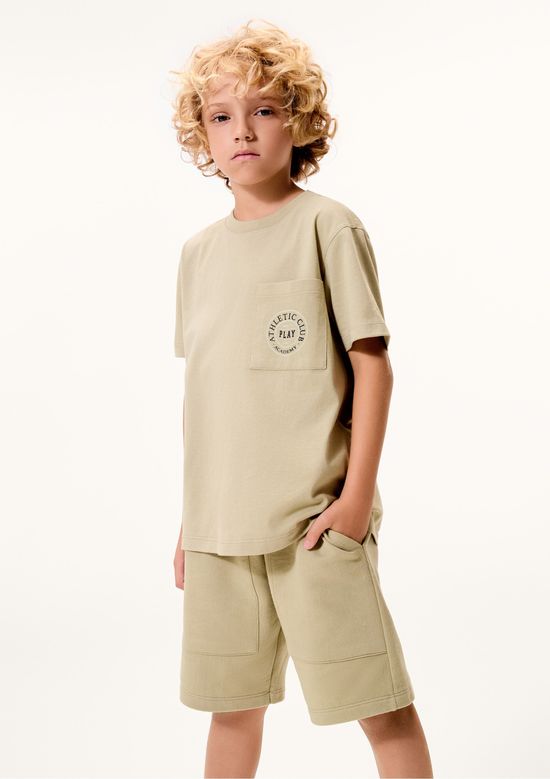 Foto do produto: Conjunto Infantil Menino Moletom Estampado - Verde