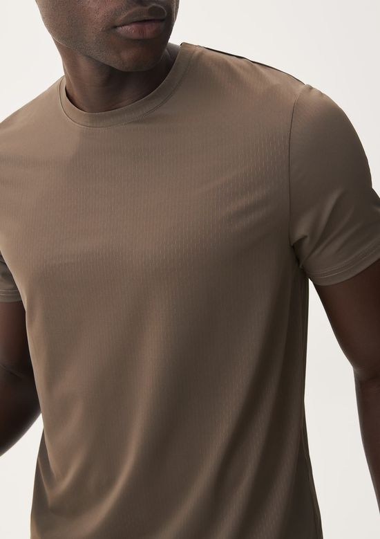 Foto do produto: Camiseta Masculina Esportiva Básica Secagem Rápida - Marrom