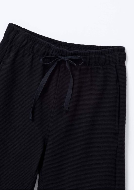 Foto do produto: Bermuda Infantil Menino Em Interlock - Preto