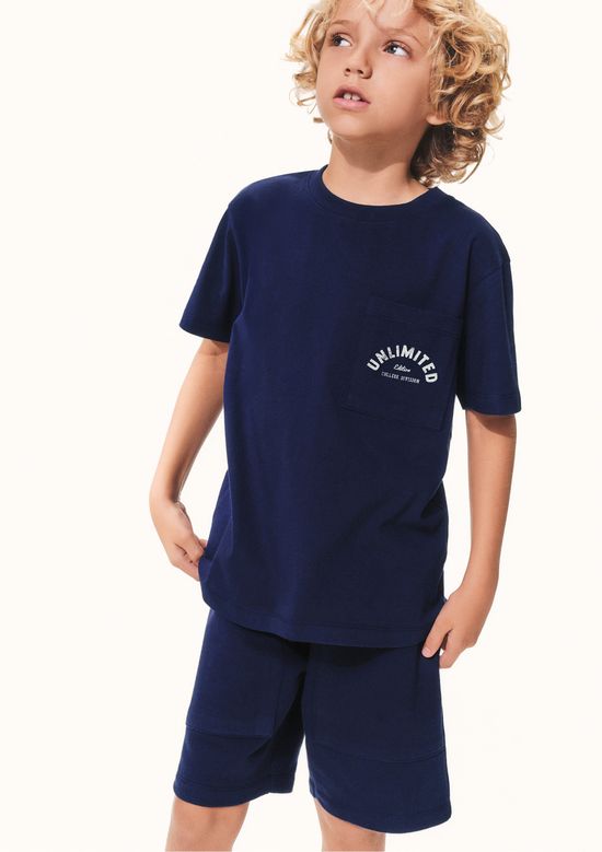 Foto do produto: Conjunto Infantil Menino Moletom Estampado - Azul