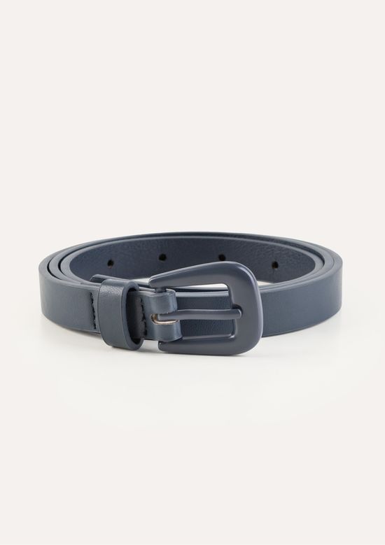 Foto do produto: Cinto Feminino Fino Com Fivela De Metal - Azul