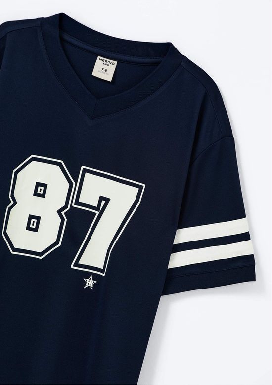 Foto do produto: Camiseta Infantil Menino Oversized - Azul