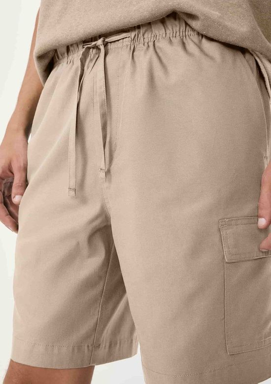 Foto do produto: Shorts Masculino Tecido Empapelado - Bege