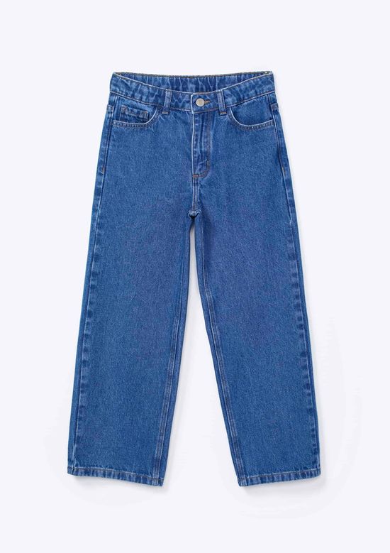 Foto do produto: Calça Jeans Skater Fit Infantil Menina - Azul