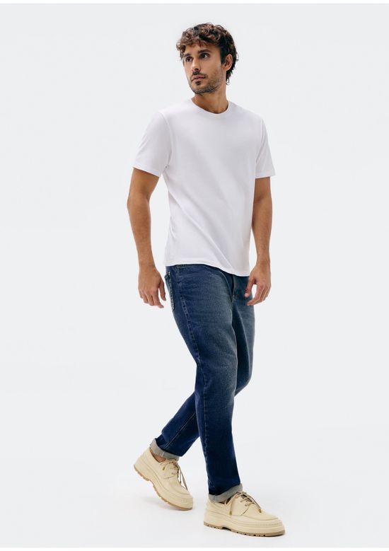 Foto do produto: Calça Jeans Masculina Slim Com elastano - Azul
