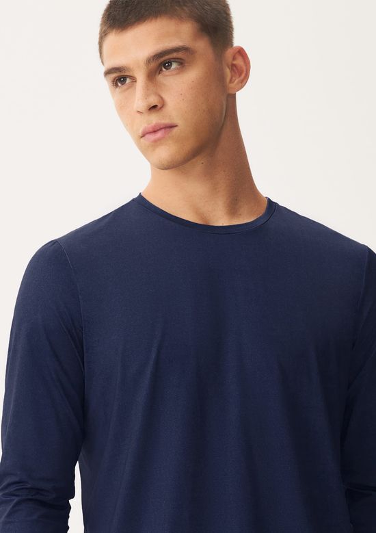Foto do produto: Camiseta Esportiva Masculina Manga Longa Proteção Uv - Azul