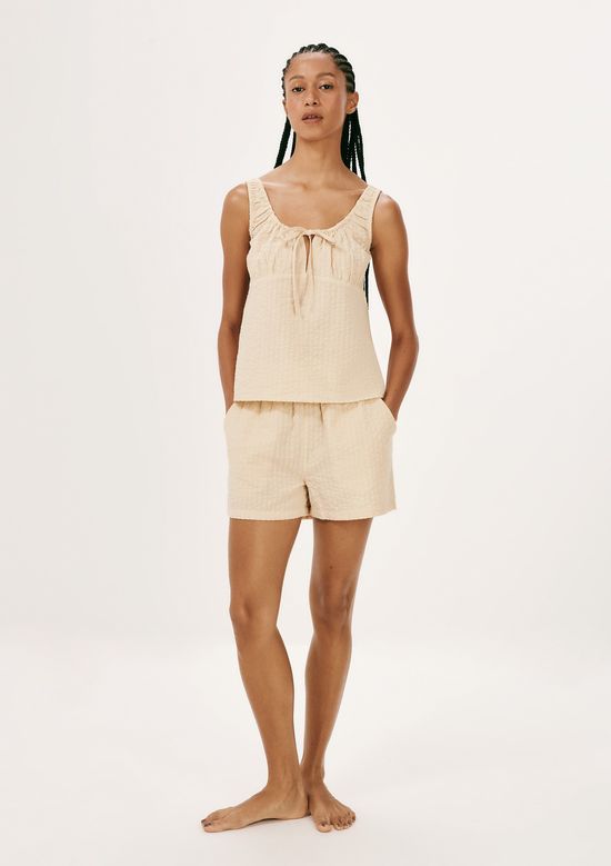 Foto do produto: Pijama Feminino Curto Boho Anarruga - Bege