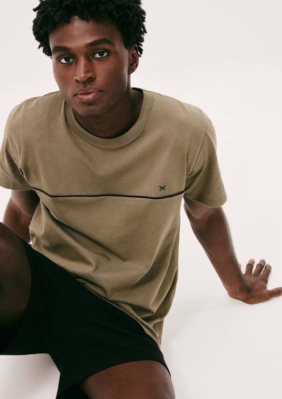 Foto do produto: Pijama Curto Masculino Em Algodão - Verde
