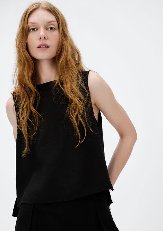 Foto do produto: Regata Feminina Box Alças Largas - Preto