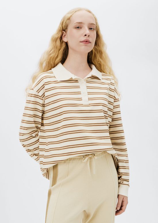 Foto do produto: Blusa Polo Feminina Super Cotton - Marrom