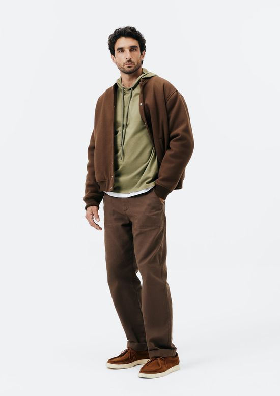 Foto do produto: Camiseta Masculina Slim Em Malha De Algodão Com Capuz - Verde