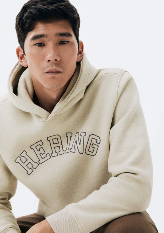 Foto do produto: Blusão Masculino Comfort Em Moletom Peluciado - Bege