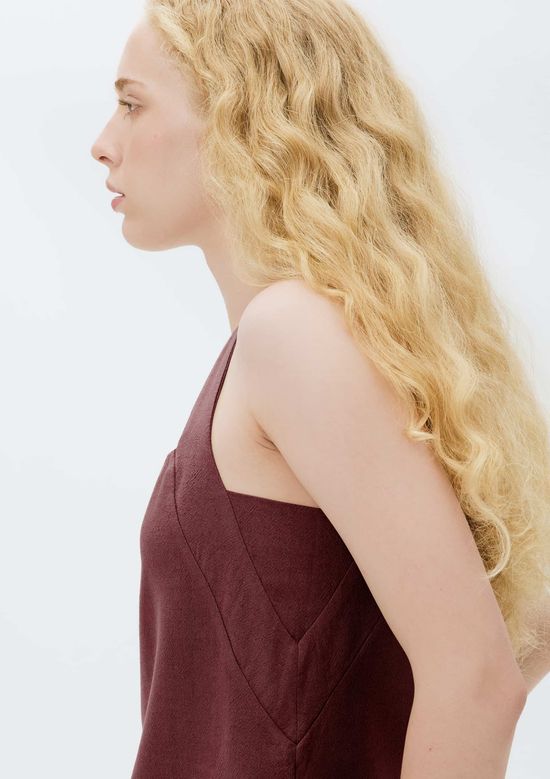 Foto do produto: Regata Feminina Em Viscolinho - Vinho