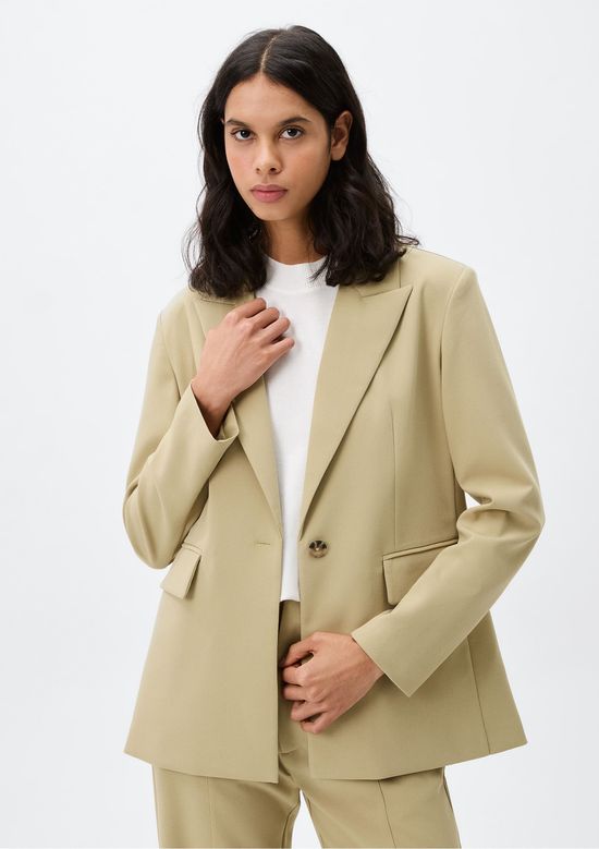 Foto do produto: Blazer Feminino Ajustado - Caqui