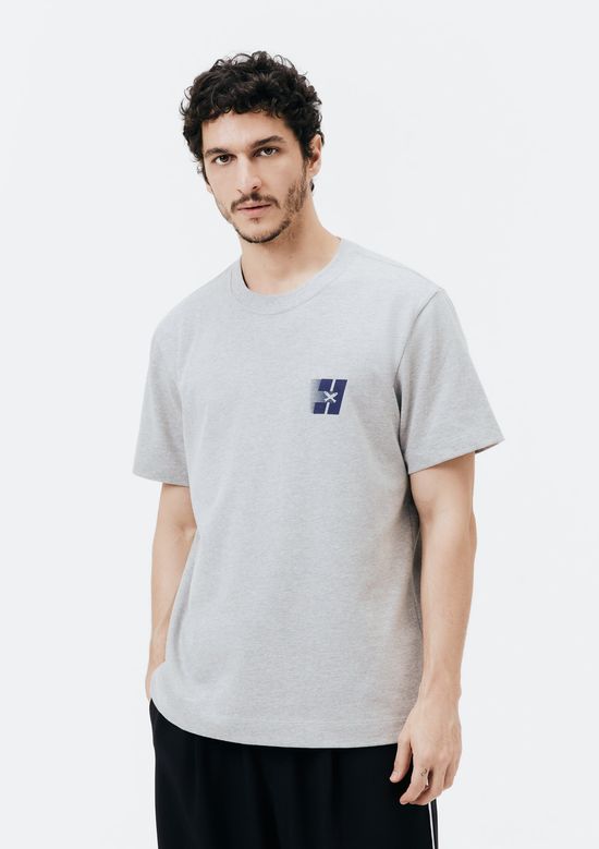 Foto do produto: Camiseta Masculina Comfort Estampada - Cinza