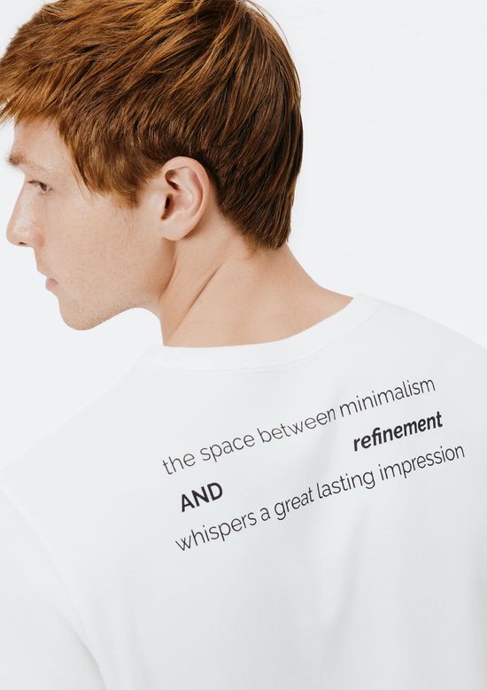 Foto do produto: Camiseta Masculina Comfort Com Estampa - Off white