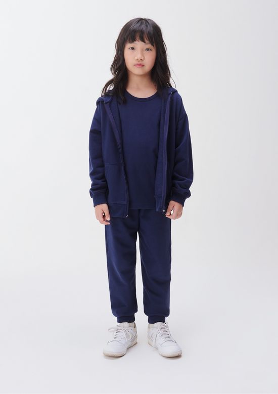 Foto do produto: Calça de Moletom Básica Infantil Unissex Jogger - Azul