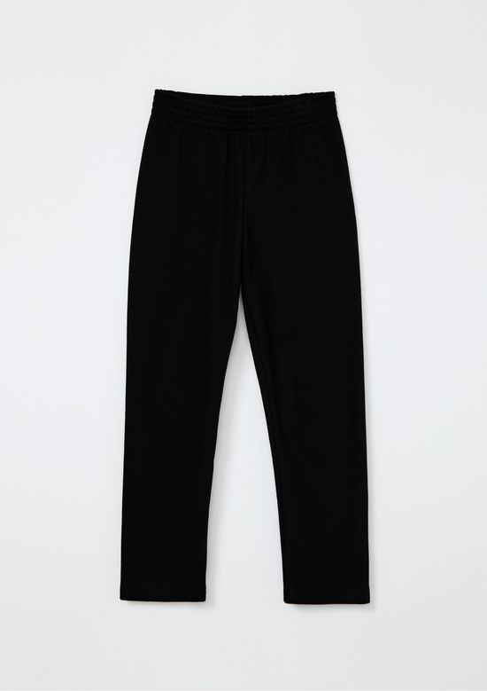 Foto do produto: Calça Básica Infantil Menino Em Moletom Tam 1 a 16 - Preto